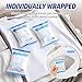 WALWAL 10 Pack Disposable Toilet Seat Covers, Individually Packaged Travel Hygiene Products, Waterproof and Anti-Slip Design for Public Restrooms, Hotels, Potty Training, & On-The-Go Hygiene