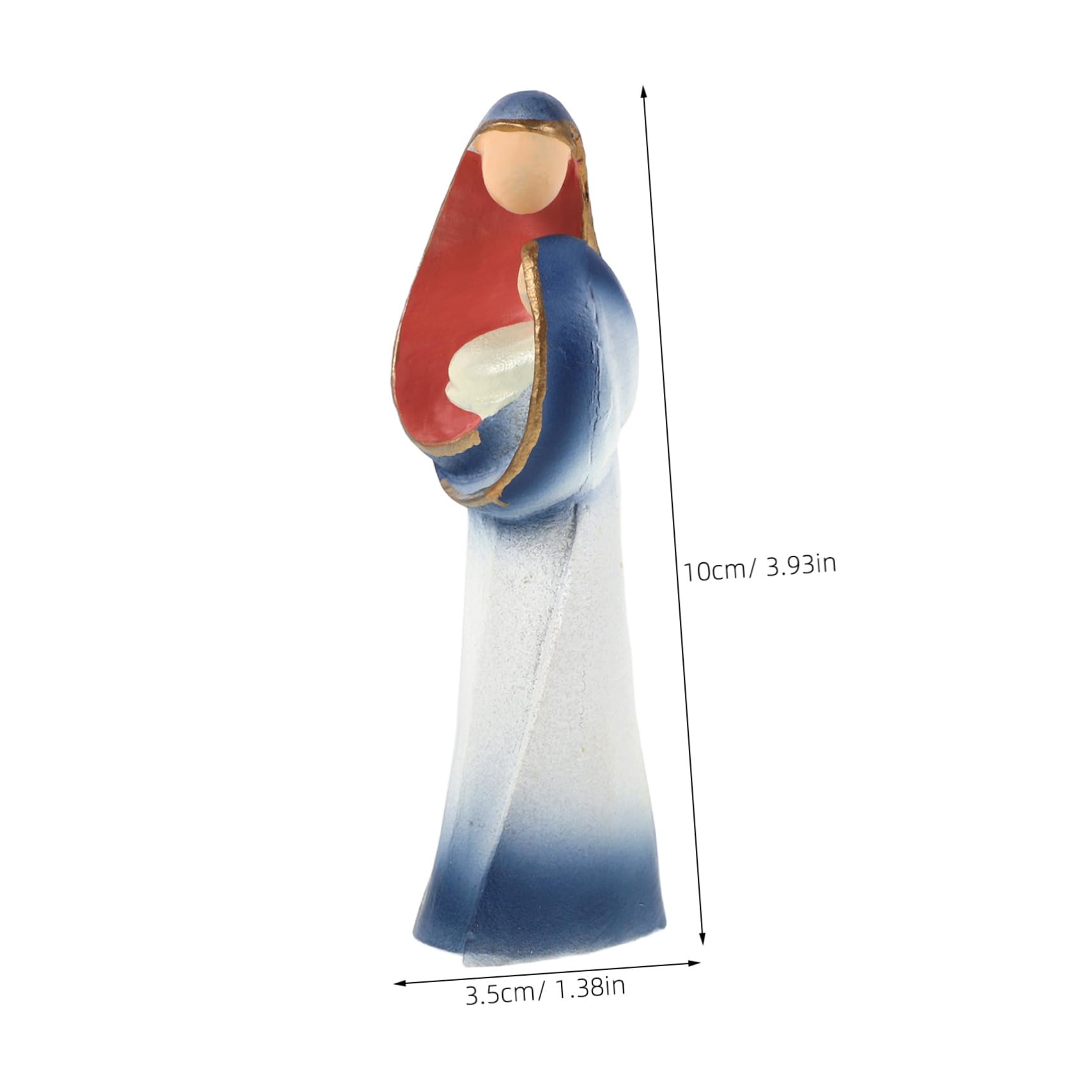 STOBAZA Elegant Jesus Birth Scene Figurine for Festive Religious Decor for Abstract Design Holiday Ornament