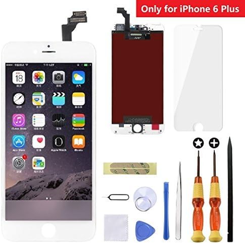 LCD Display Screen Replacement Touch Screen Digitizer Full Set of Assembly （for 5.5 inch iPhone 6 Plus White