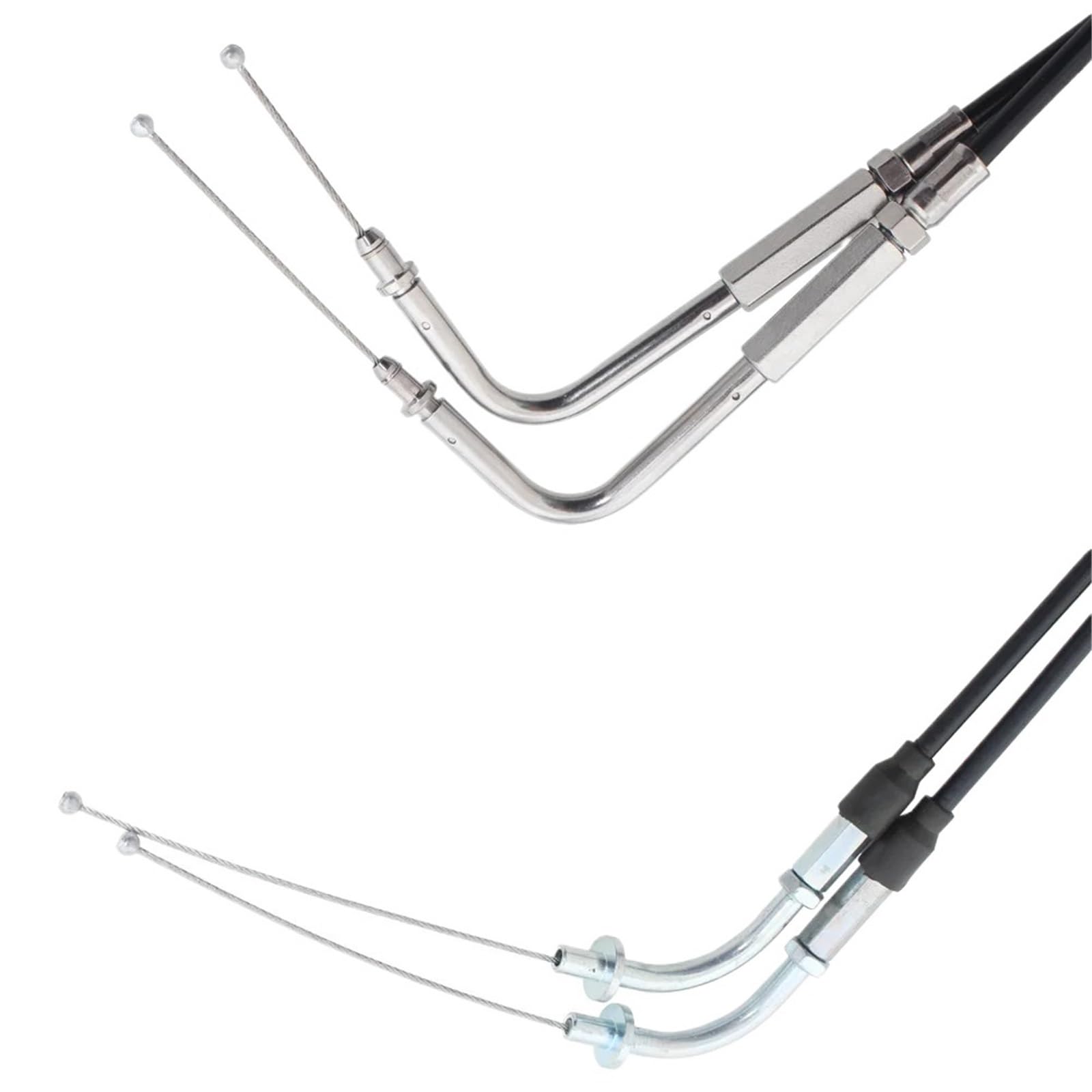 Zestaw naprawczy linek hamulcowych Do Sportster XL 883 1200 Iron 2002-2014 Akcesoria motocykla Linka gazu Wolfram Steel 90 cm