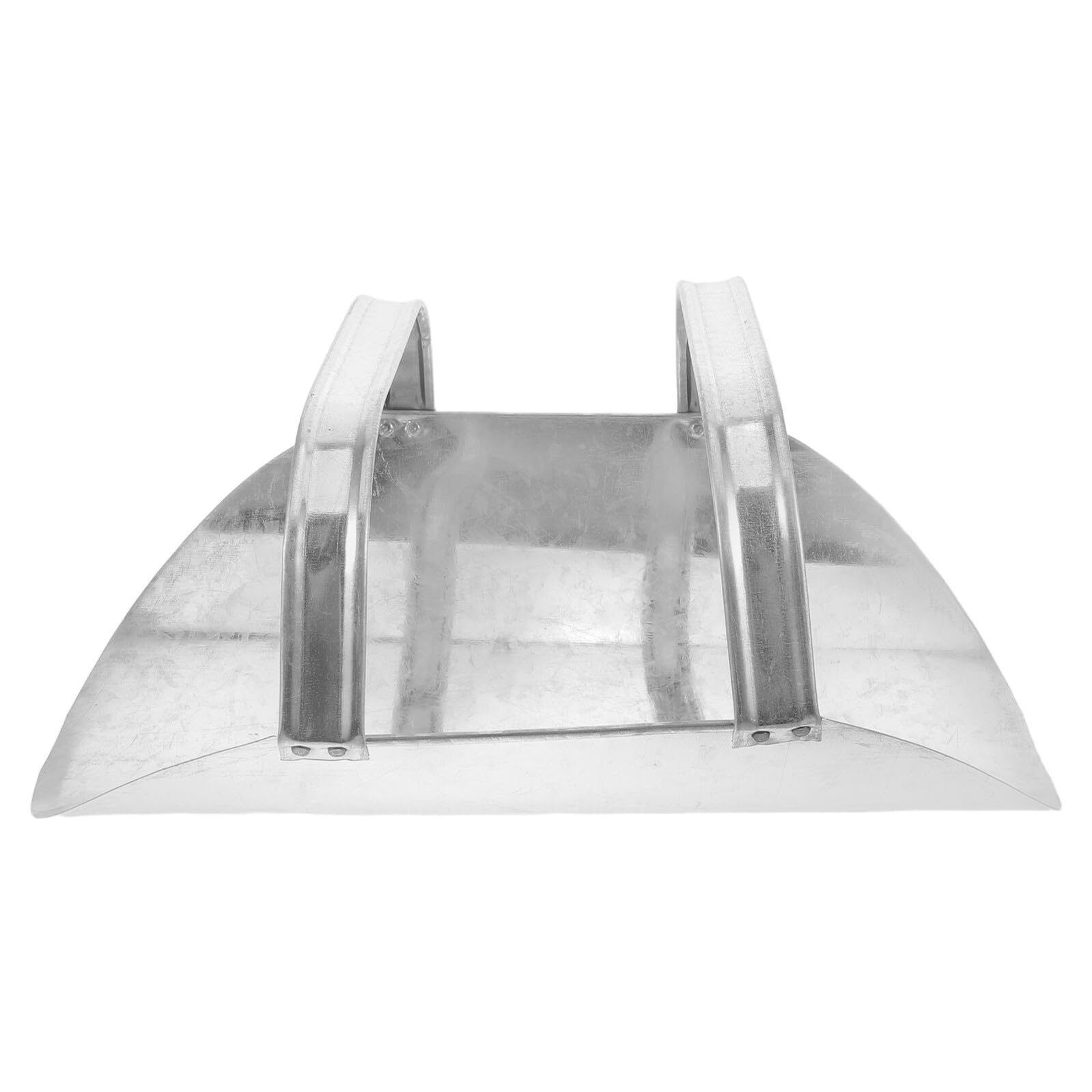 Gatuida Pelle à Aliments pour Animaux en Métal Galvanisé Grosse Capacité 40 CM Double Poignée Ergonomique Pelle Multifonction pour Ferme Élevage et Jardinage et Croquettes