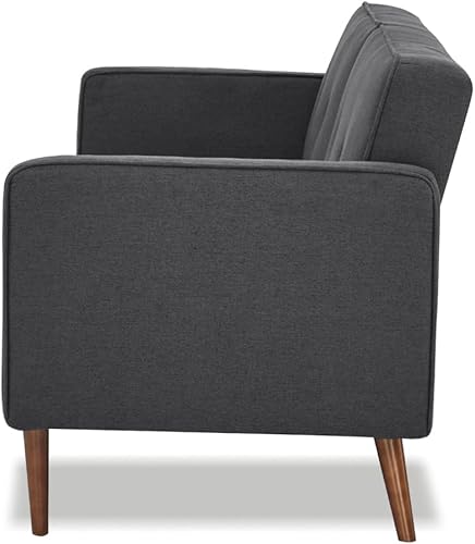 Miniatura 5 de Artdeco Home - Sofá cama convertible con 3 niveles de ajuste, 76 pulgadas de ancho, estilo de mediados de siglo, suave, 100% poliéster, sofá cama