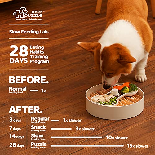 Puzzle Feeder Slow Feeders For Dogs - Reduce Choking, Promote Healthy Eating, And Mental Stimulation With Slow Mat And Puzzle Bowl - Bpa-Free And Anti-Slip #TOP3