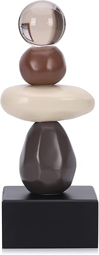 Decoración creativa de figuras de bola de cristal de cristal, objetos decorativos de nudo de piedra para centros de mesa de comedor con estilo,