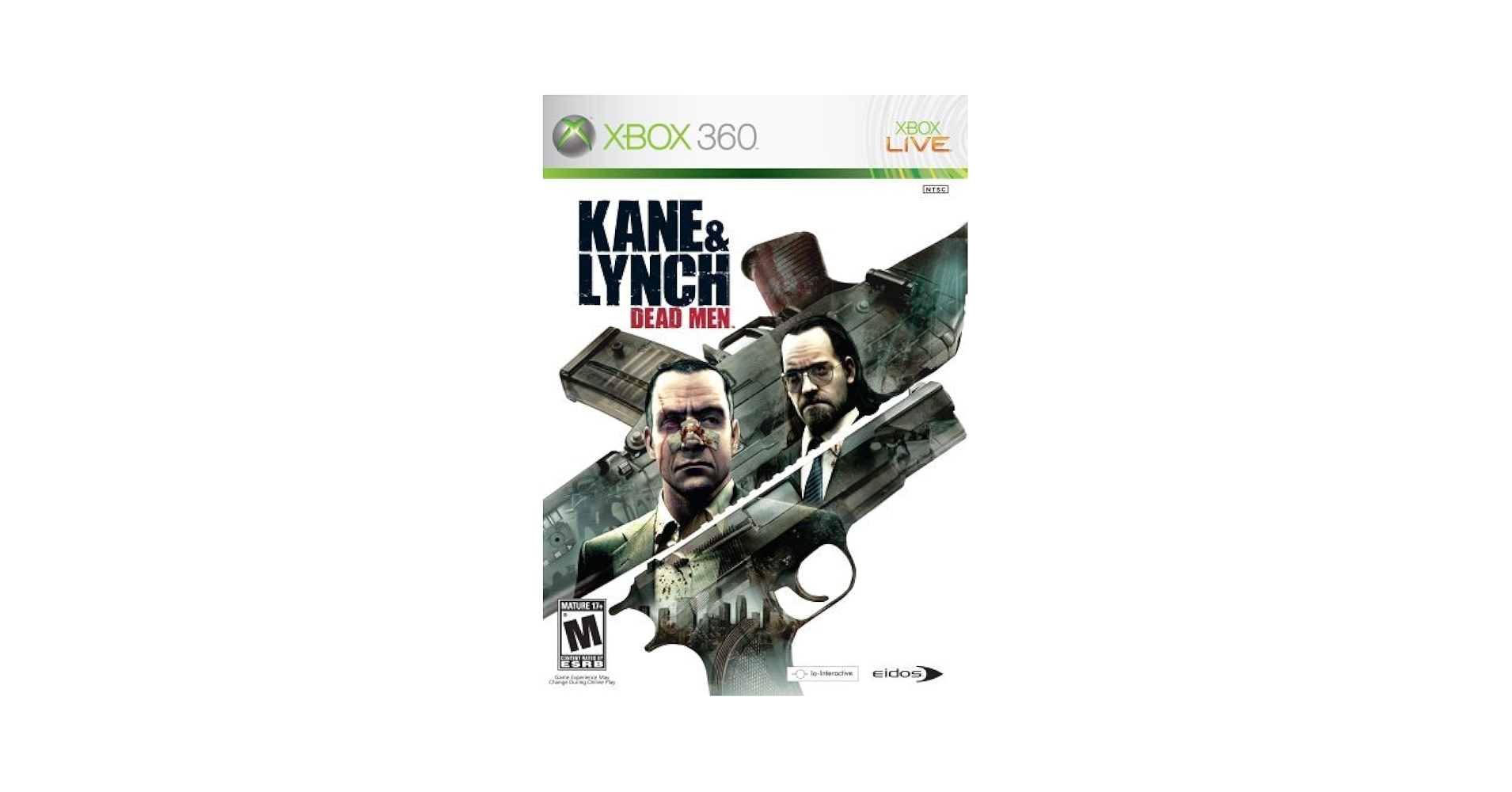 Nintendo Switch JVG-496 XBOX360 KANE&LYNCH DEAD MEN XBOX 360 Kane and Lynch Dead Men Japanese Edition Very Good