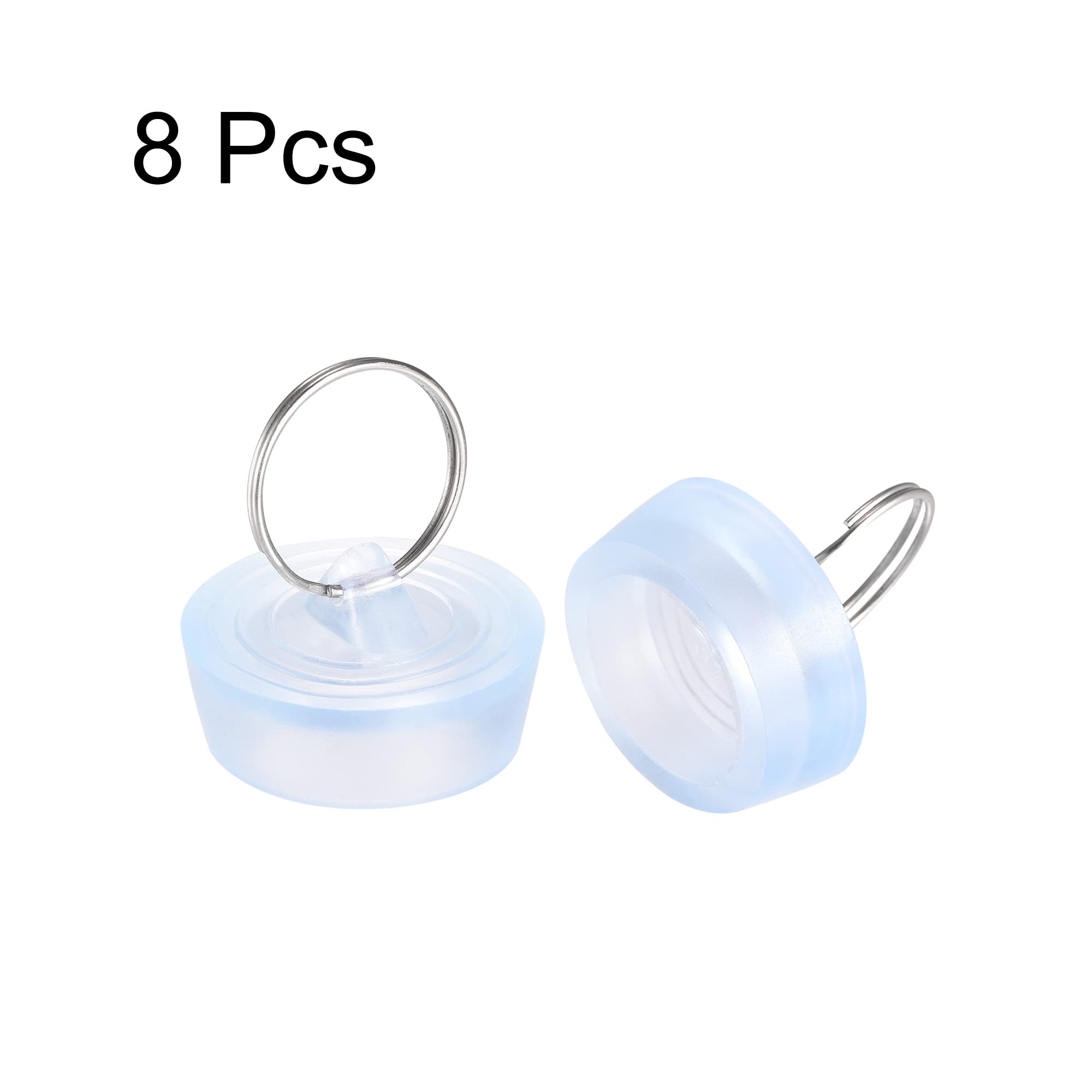 2 Stück Gummi-Abflussstopfen | 3,8 Cm Für Waschbecken & Badewanne | Passend Für 39,5–41,5 Mm Abflüsse