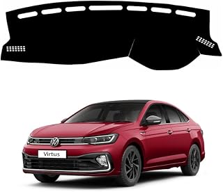 ZEETAS Car Dashboard Cover Compatible with Volkswagen Virtus 2022 to 2025 Dustproof, UV Resistant | All-Weather Protection... Price In India