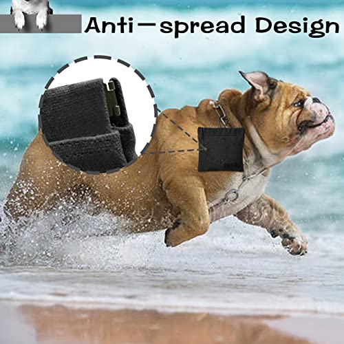 Sheryl&Rain Leckerlibeutel für Hunde, Freihändige Hundeleckerlitasche mit Verschluss, Kleine Futterbeutel für das Hundetraining mit Karabiner, Welpen Leckerlitasche für Hunde für Hundetraining