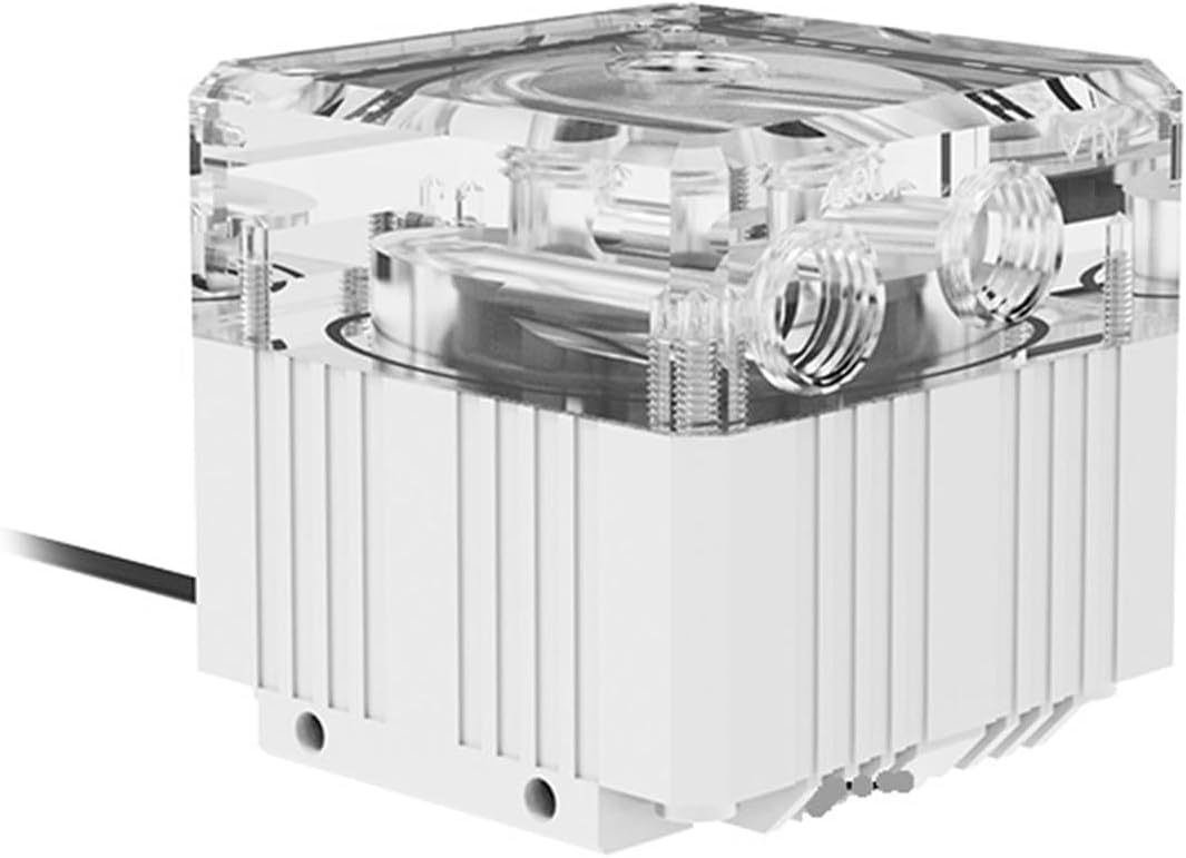 Water Cooler Domestic DDC Magnetic Levitation Pump Head 6 Meters Flow 780L. PU-GCDCA1(5V RGB Manual Ctrl,Silver)