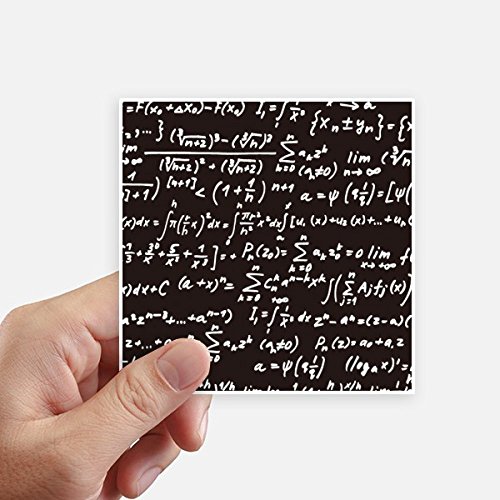 Sticker résumé mathématique de haute précision pour décoration murale de bureau