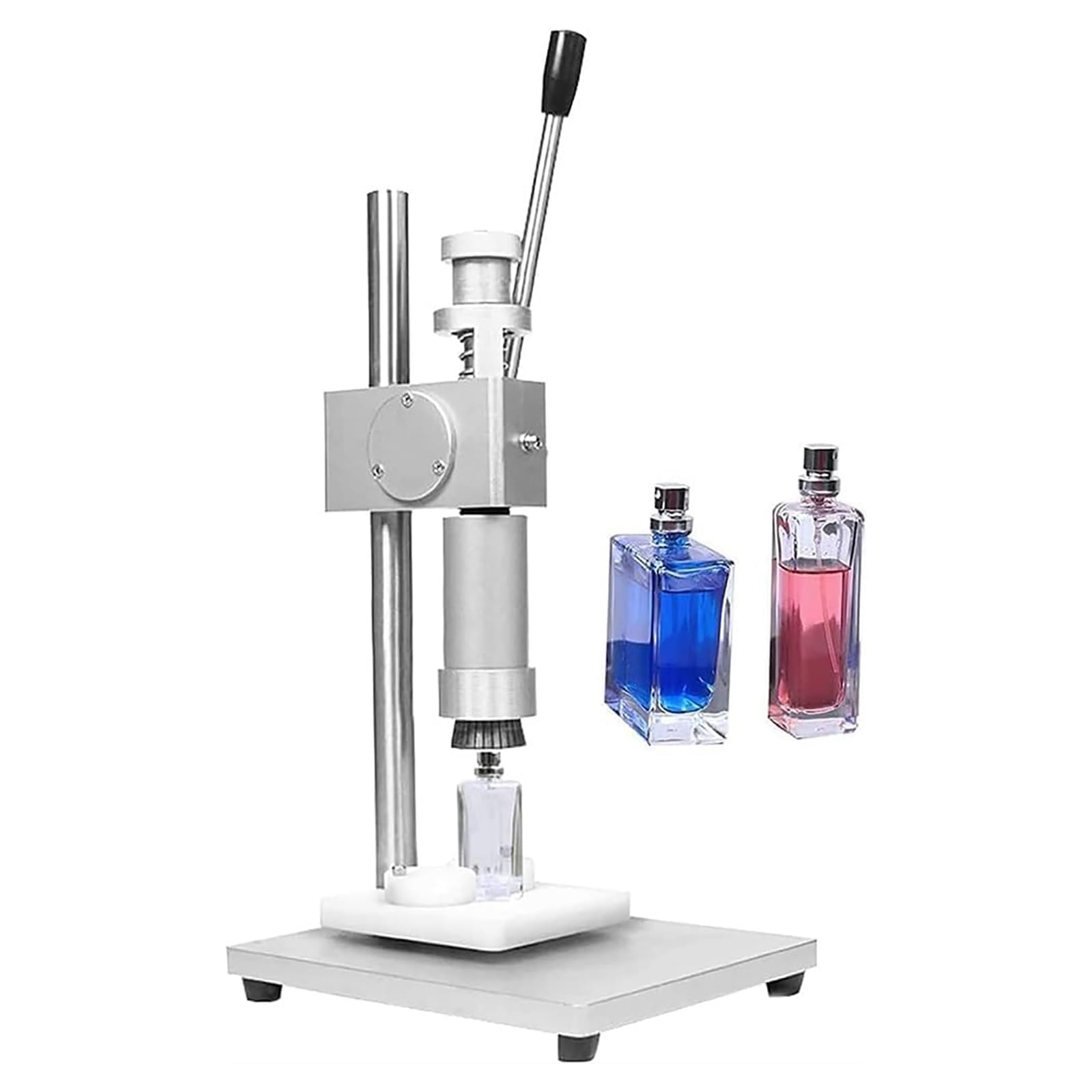 YXZYFPP Manual Perfume Capping Machine, Bottle Cap Crimper 13-20mm, Adjustable Height Capping Tool for Easy Perfume Bottle Cap Application, User-Friendly Design (size_name 18mm)