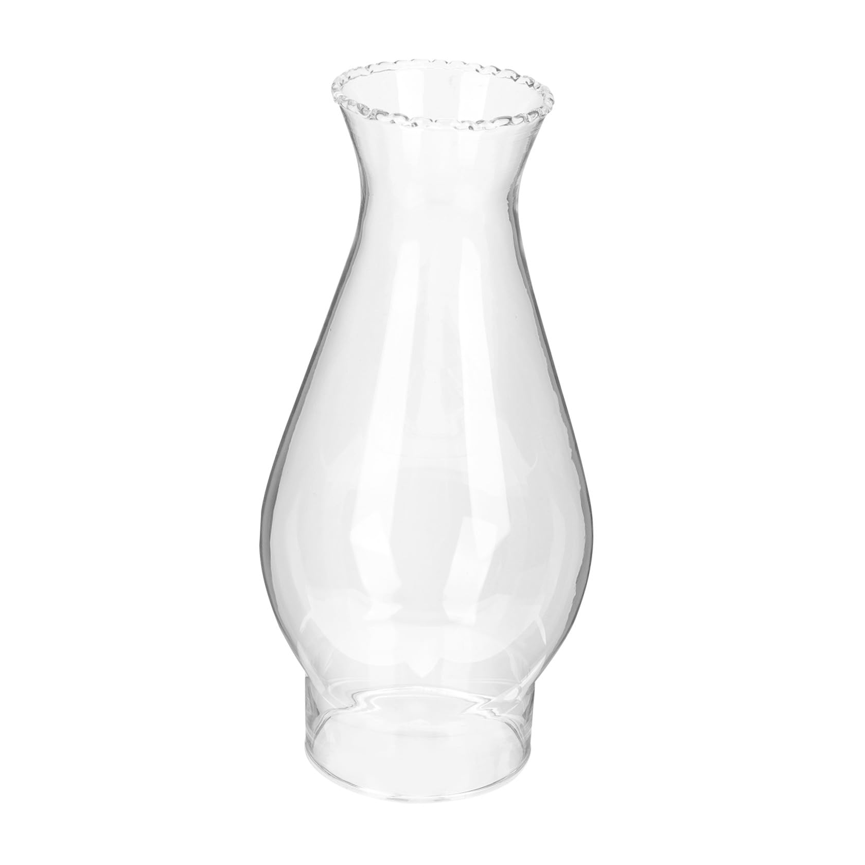 PERSELOSO Outdoor Camping Kerosene Lamp Glass Chimney Shade, Oil Lamp Replacement Cover, Retro Style Glass Light Cover for Lanterns, Diameter 8.3x17.5cm