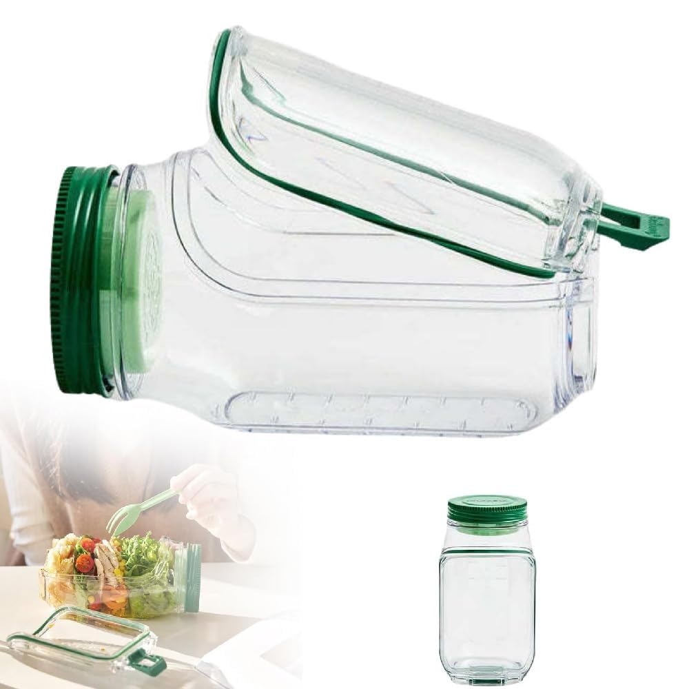 Clear Hinged Lid Salad Containers Plastic Snack Box Tub Deli - Foto 6