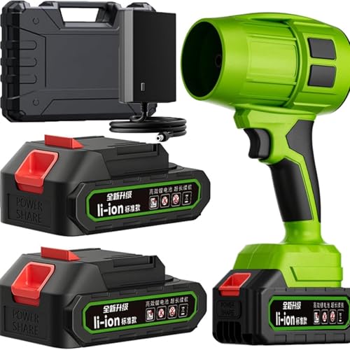 Souffleur Batterie, Seese Pro Le Souffleur sans Fil Ultra Puissant, ExtéRieur Feuilles Portable Turbocompressé Au Lithium, pour Nettoyage de...