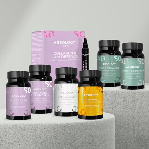 Absology Stop & Grow Hair – Integratore Alimentare - Aiuta Contro La Caduta Dei Capelli, Stimola La Crescita - Uomo E Donna - Complex Keranattm, Biotina, Ferro, Estratto Di Carciofo - 60 Capsule - 7