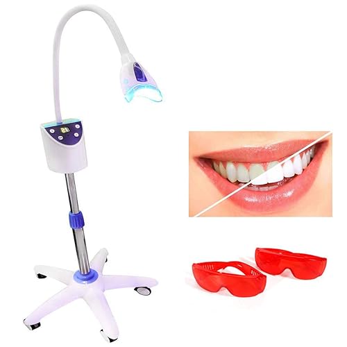Miniatura 6 de BONEW Dientes móviles del piso que blanquean la lámpara que blanquea la lámpara con la lámpara azul de 4PCS MD-666