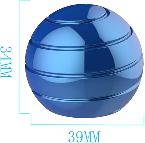 Miniatura 43 de Kinetic - Pelota de juguete de escritorio, juguetes giratorios cinéticos de escritorio de 1.54 pulgadas, ilusión óptica, juguetes para ansiedad