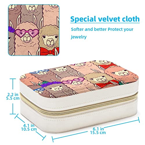 Boîte à bijoux pour colliers et bagues anti-nœuds portable - 5