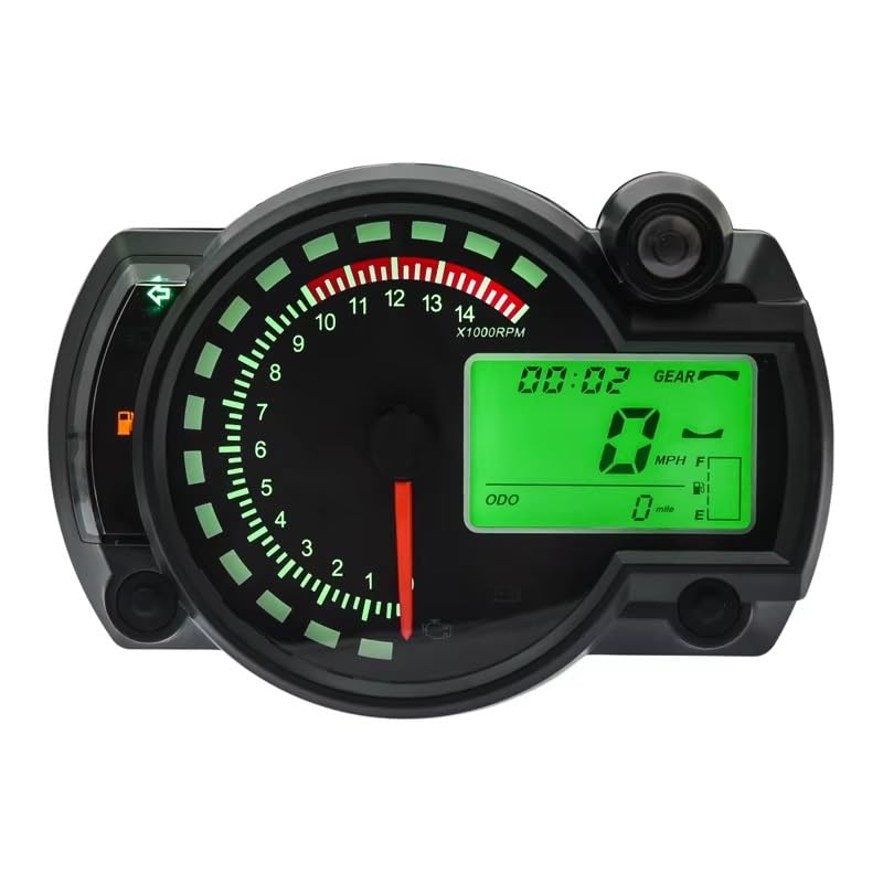 Contachilometri Contachilometri Digitale Universale Regolabile Da 7 Colori Per Moto Contachilometri Da 0 A 299 Km/h Cruscotto Per Moto(With sensor)