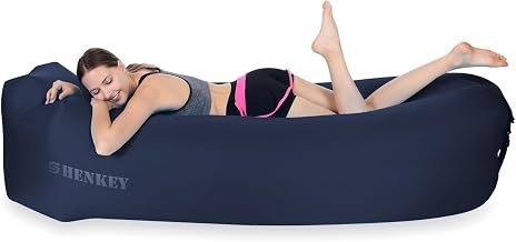 Inflatable Sofa with Waterproof and Anti-Leak Design Portable Air Sofa for Travel, Camping, Hiking and Beach Parties
