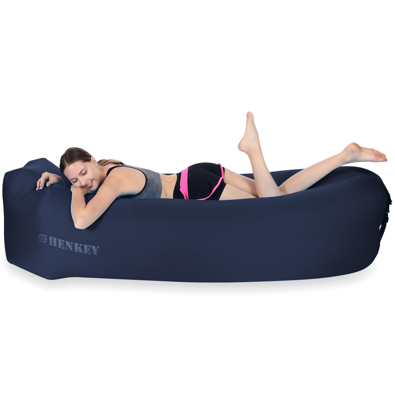 Sofá Inflable con Diseño Impermeable y Antifugas Sofá de Aire Portátil para Viajar, Acampar, Senderismo y Fiestas en la Playa