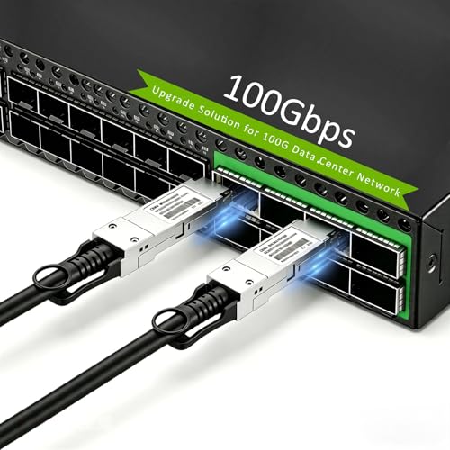 Cable QSFP28 de conexión directa 100G de 5 metros para racks e interconexión 6