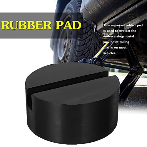 Image of Rubber Jack Pad,Medium Size Frame Rail Adapter Pad (4PCS) | Protector Slotted Jack Pad, for Universal Vehicle