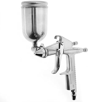 ChgImposs Mini Pneumatic Paint Spray Gun with 0.5mm Diameter Nozzle for Leather/Wall Painting