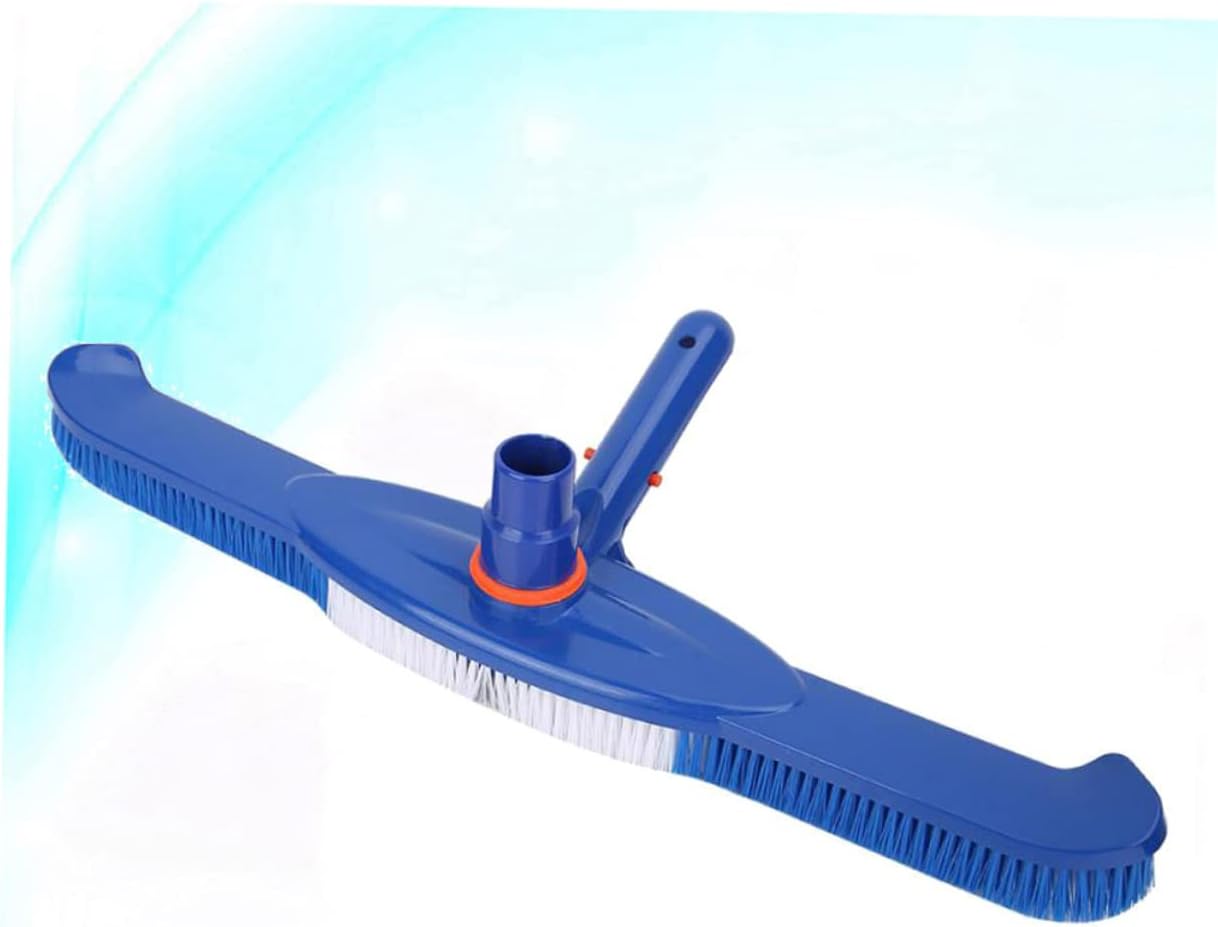 1Pc Heavy Duty Pool Brush with Plastic Bristles Cleaning Tool for Walls and Floors for Swimming Pools Patios Garages and More
