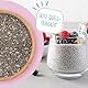 BORCHERS Chia Samen schwarz, 500g, Hohe Quellfähigkeit, ballaststoffreich, Proteinquelle, Omega-3-Fettsäuren, zuckerarm, vegan, Ideal zum Toppen, Backen und Kochen