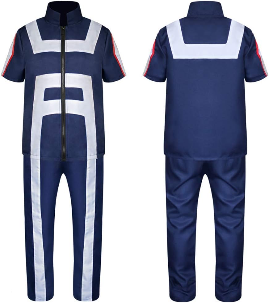 damofy My Hero Academia Gym Uniform Midoriy Deku Bakugou Todoroki U.A. High School bnha Uniform Cosplay Costume Sportswear