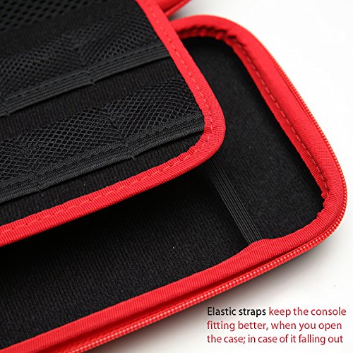 Nintendo Switch Hard Carry Case With 10 Game Cartridge, Carry Shell Pouch For Nintendo Switch Console& Accessories, Black #TOP1