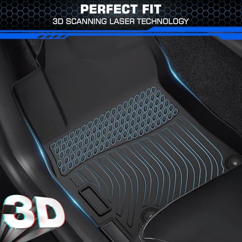 Tapis de sol Toyota Highlander étanche et antidérapant première rangée - 4
