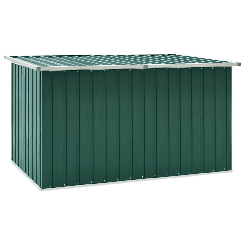 Caja de almacenamiento de metal impermeable XXL para jardín, caja de herramientas, caja de metal, 171 x 99 x 93 cm