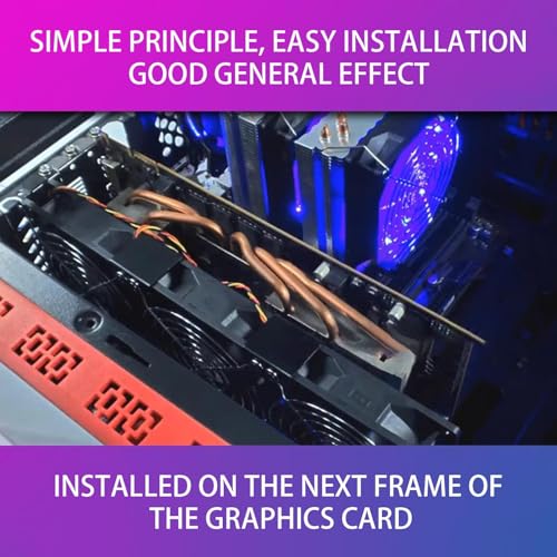 Enfriador de GPU silencioso con conector de 4 pines para PC 7