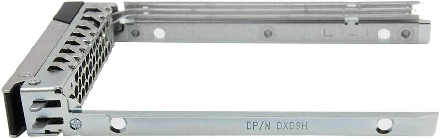 2pcs Pack 2.5 inch DXD9H SAS SATA Hard Drive Caddy Tray Enclosure Compatible for Servers 14 Generation R440 R640 R740 R740xd R840 R940 R6415 R7415 R7425
