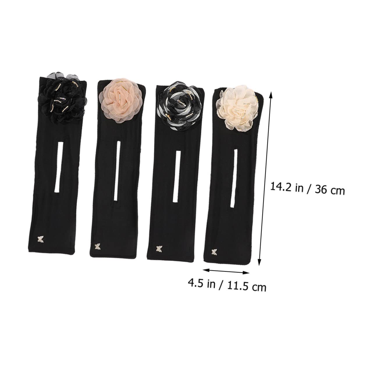 FOMIYES 12stücke Blumen Haarknoten Maker Große Blumenform Für Hochsteckfrisuren Haarstyling-tool Für Reisen Partys Und Sportaktivitäten Dekorativ Und Praktisch