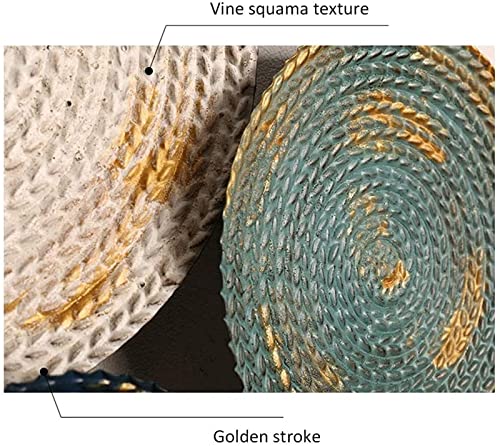 Wall Art Decor Canvas metalen wandsculptuur |Design Wanddecoratie Handgemaakt |Luxe metalen schilderij wandreliëf |3D… - Image 6