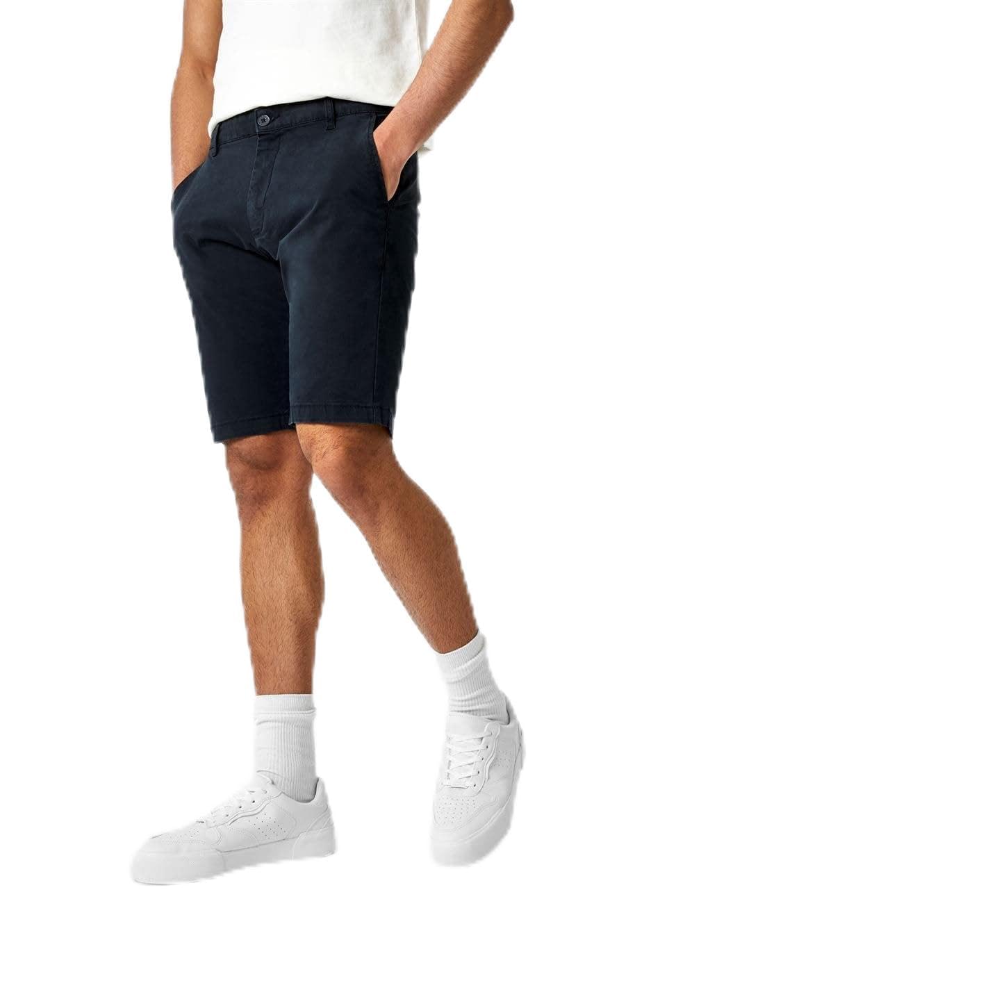 Jack Wills Mens Slim Chino Shorts Chinos Trousers Pants Black 32R