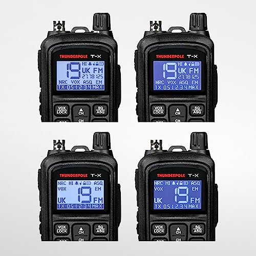 THUNDERPOLE T-X Portable CB Radio Handheld, Black - Image 4