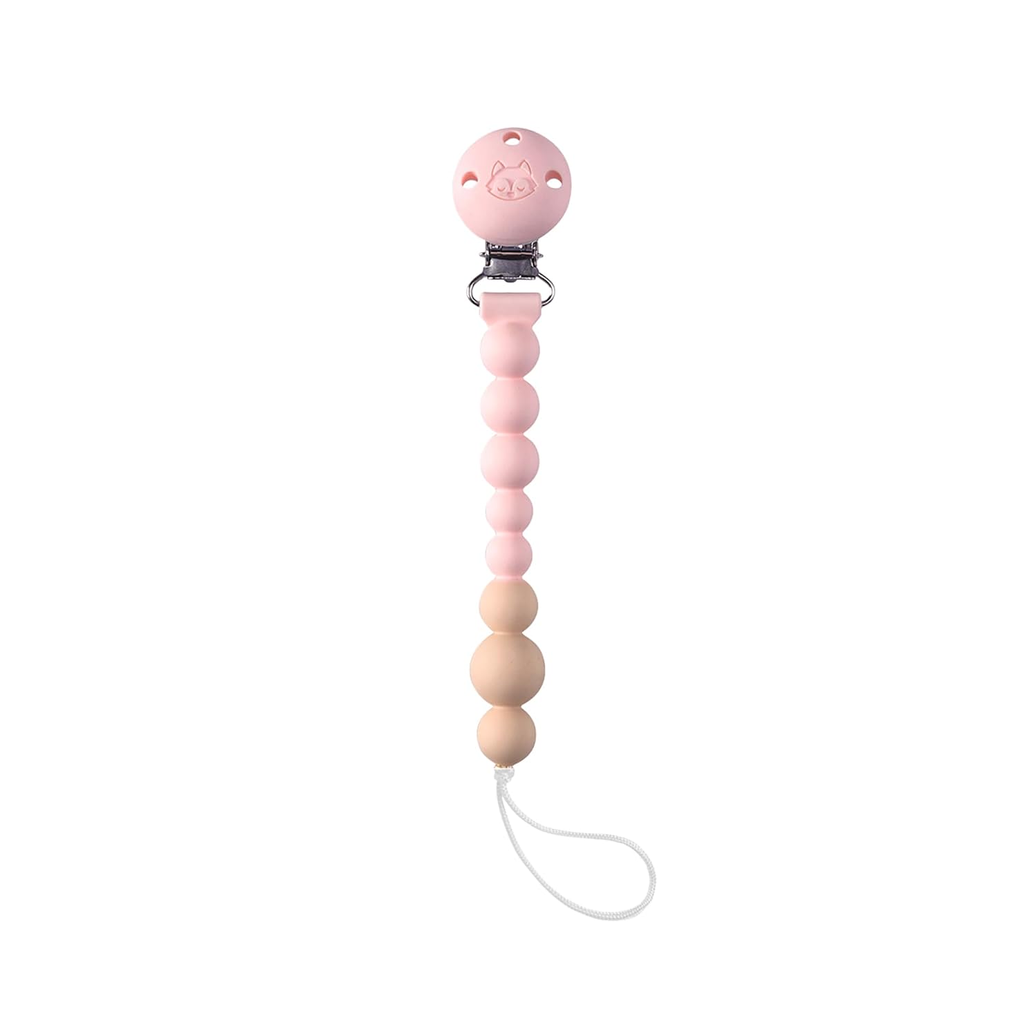 Loulou Lollipop One-piece OneC Silicone Pacifier Clip Baby Pacifier Holder