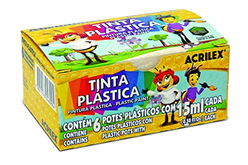 Tinta Plástica 15 ml, Acrilex, 03215, Multicor