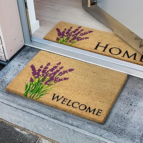 ASTRA Felpudo interior crema antideslizante y antibacteriano de coco en varios tamaños Cover