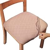Gute Chair Seat Covers, Dining Room Chair Seat Covers with Ties, Stretch Jacquard Chair Covers...