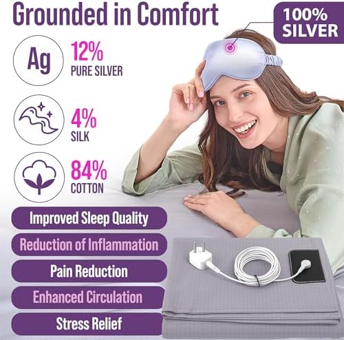 ECOHEAL Earth Grounding Fitted Sheet