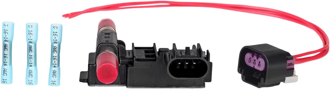 Flex Fuel Sensor with Connector Wiring Harness Compatible with Chevy Impala Equinox Silverado Suburban, for GMC Sierra Yukon XL, for Cadillac ATS 3.6L 4.3L V6 5.3L 6.2L V8 2012-2019