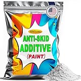 80-Grit Aluminum Oxide, Paint Anti-Skid Additive (16 oz) – Non-Skid Coating Paint Texture Additive for Floors, Decks, Boats – Anti-Slip - Texture (White, 16 oz)