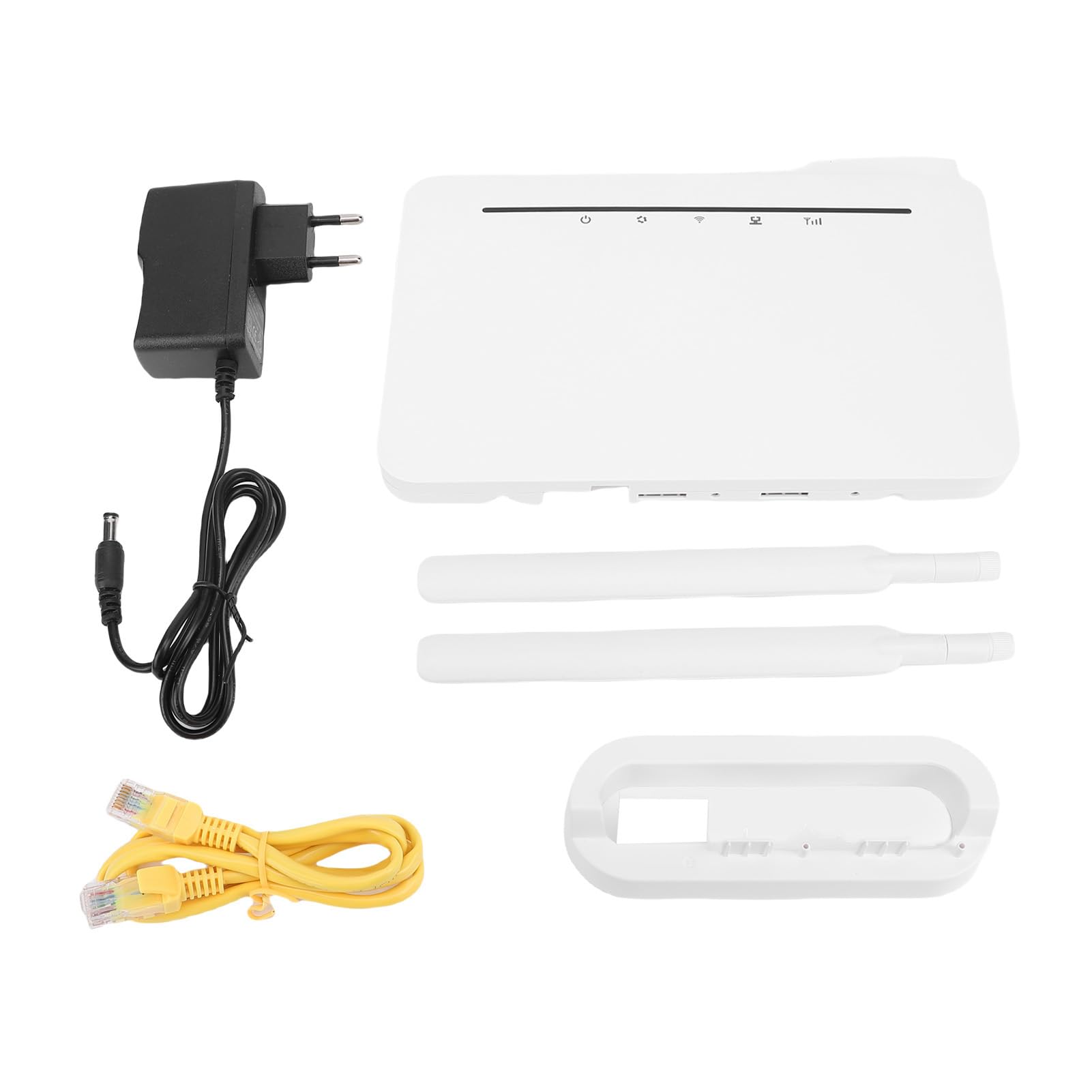 GOWENIC Router WiFi Wireless 4G, velocità di Trasmissione Wireless 300 Mbps, Antenne Ad Alto Guadagno, con Portata di Copertura di 200 Metri, per Casa Ed Esterno