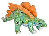 Wild Republic Stegosaurus Plush, Dinosaur Stuffed Animal, Plush Toy, Gifts for Kids, Glitter 19