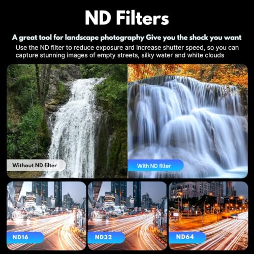Image of Yantralay ND /CPL Filter Set Compatible with D JI Os mo Action 5 Pro / 4 /3 | Snap-On Design Lens Filters CPL ND16 ND32 ND64 | Os mo Action 5 Accessories